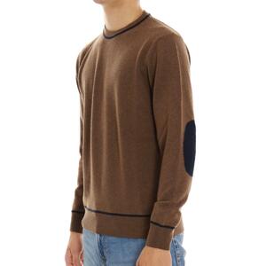 MAGLIA CON TOPPE MARRONE